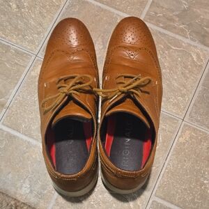Cole Haan Tan Leather Oxfords
